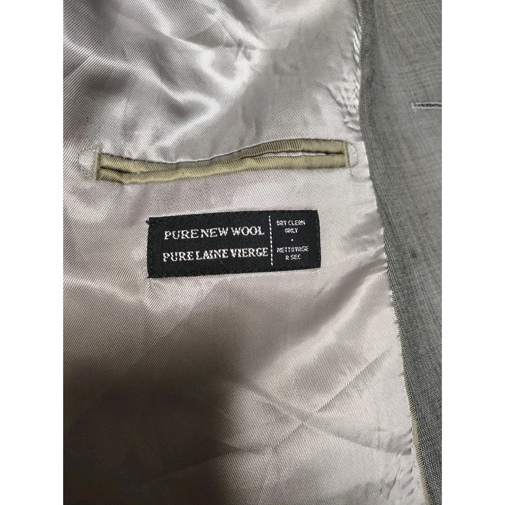 Daniel Hechter Paris Grey Wool Blend Blazer Jacket Men Size 50R
